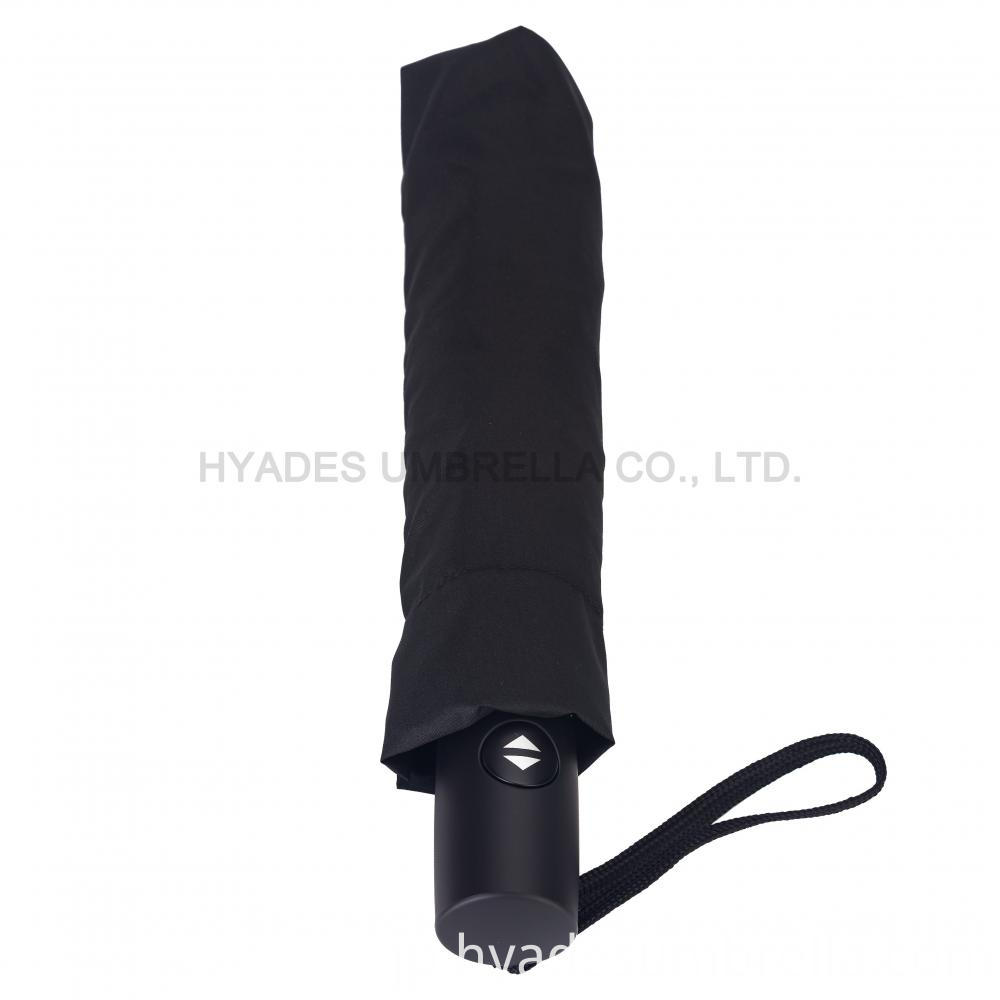 クオリティオートオープンとクローズの折り畳み傘ブラック Quality Auto Open and Close folding umbrella black